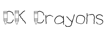 CK Crayons Font Image