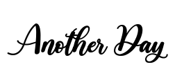 Another Day Font Image