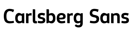 Carlsberg Sans Font Image