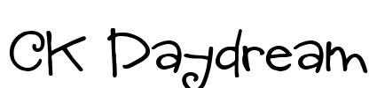 CK Daydream Font Image