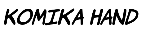 Komika Hand Font Image