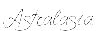 Astralasia Font Image