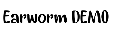 Earworm DEMO Font Image