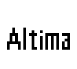 Altima Font Image