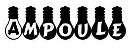 Ampoule Font Image