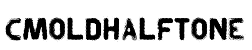 CMOldHalftone Font Image