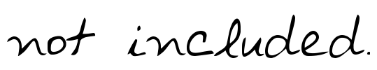 not included. Font Image