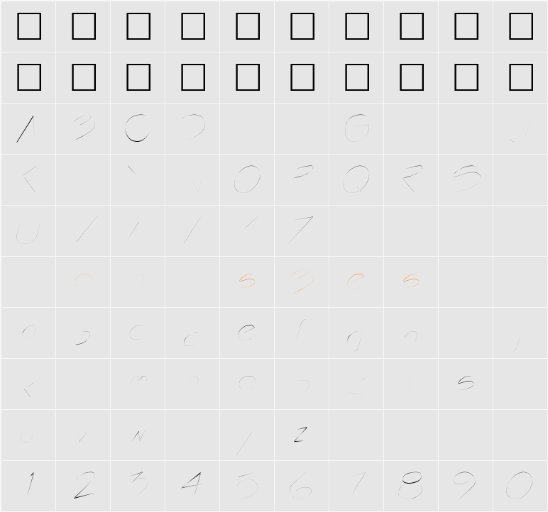 ArchiMedium Character Map