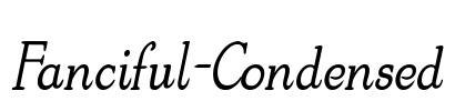 Fanciful-Condensed Font Image