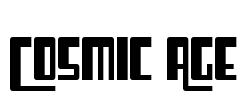 Cosmic Age Font Image