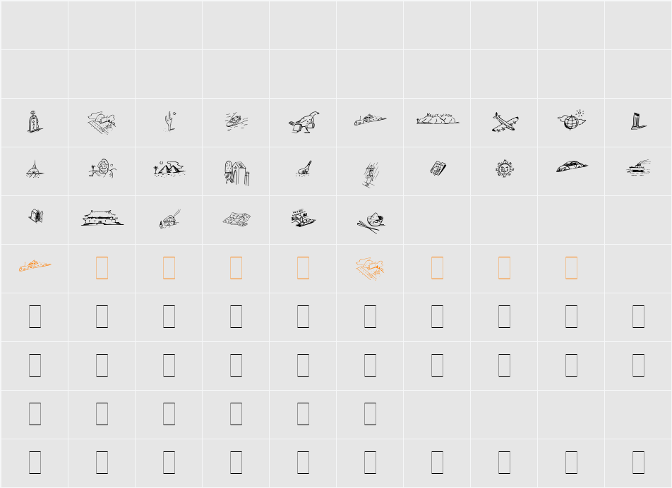 DF Journeys Two Character Map