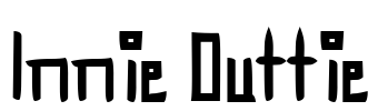 Innie Outtie Font Image