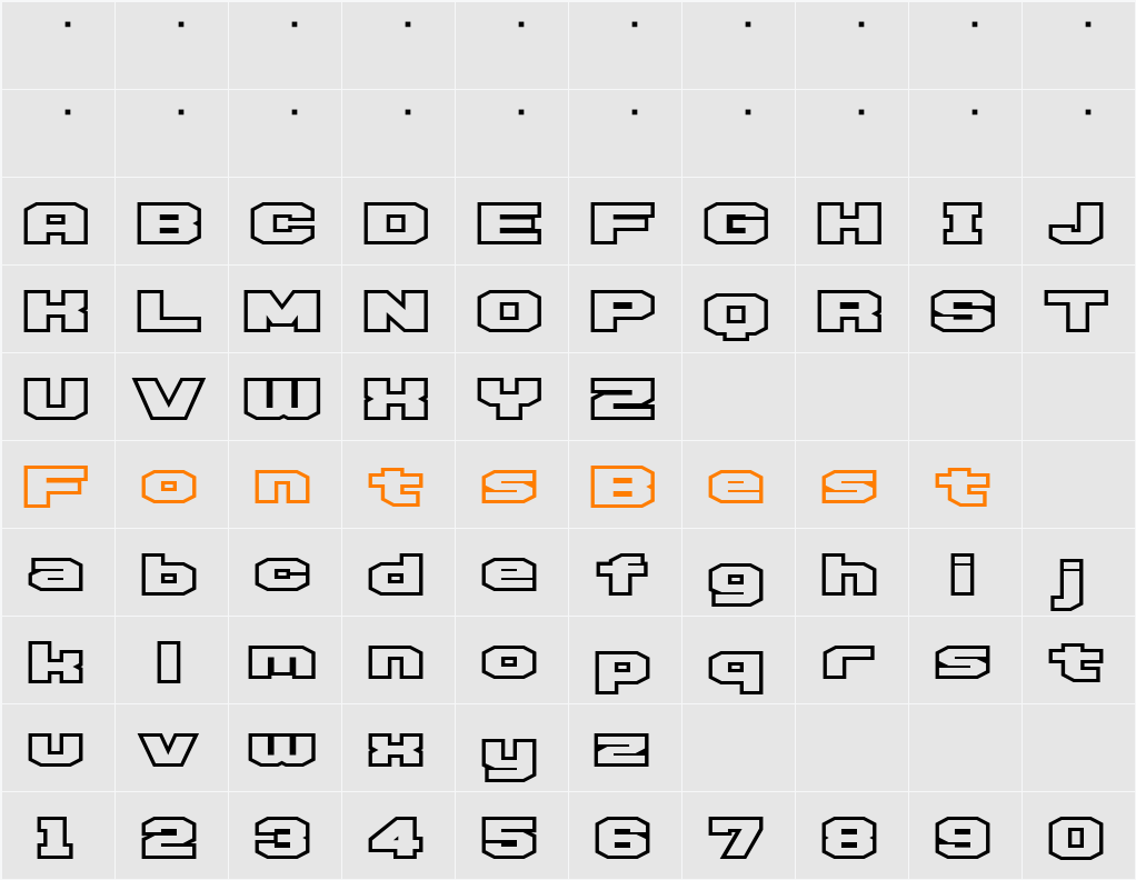 D3 Egoistism outline Character Map