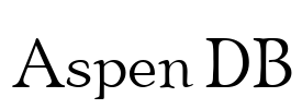 Aspen DB Font Image