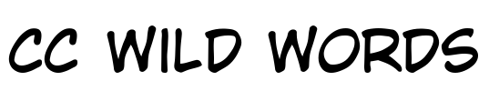 CC Wild Words Font Image