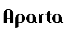 Aparta Font Image