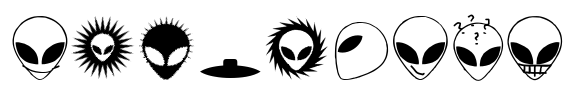 Alienator Font Image