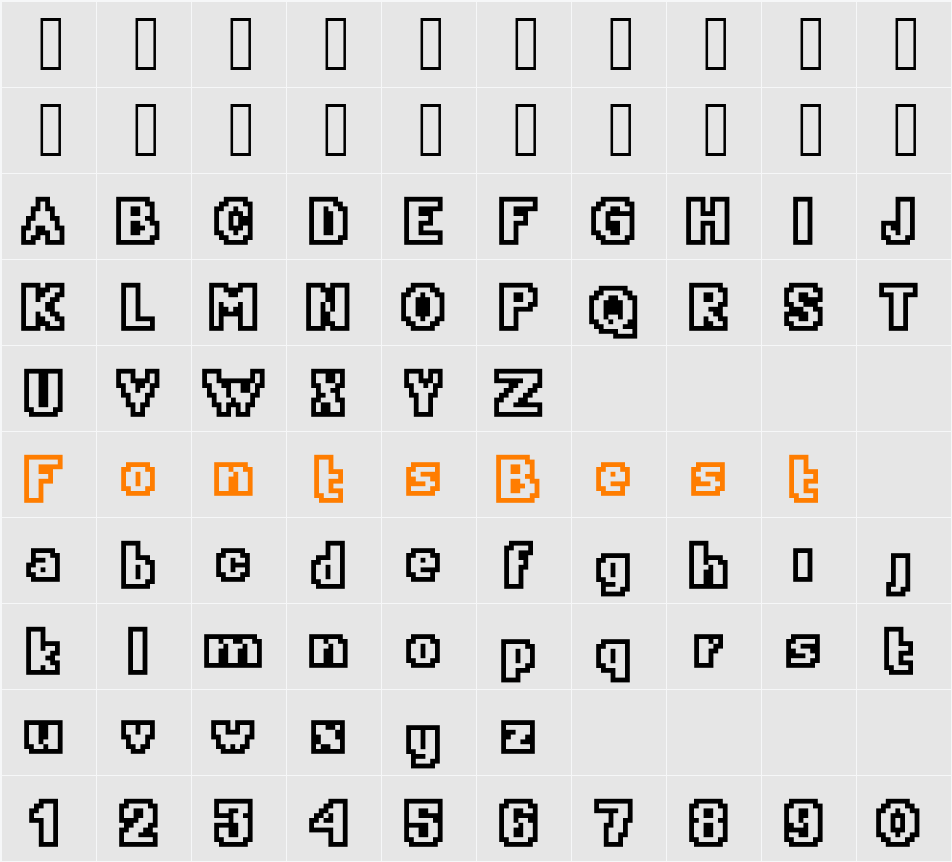 CrunchyBeefOutli Character Map