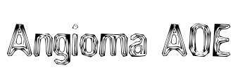 Angioma AOE Font Image