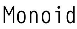 Monoid Font Image