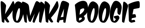 Komika Boogie Font Image