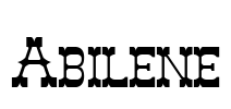 Abilene Font Image