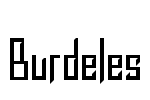 Burdeles Font Image