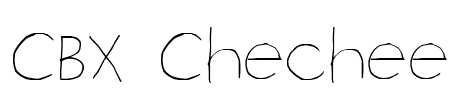 CBX-Chechee Font Image