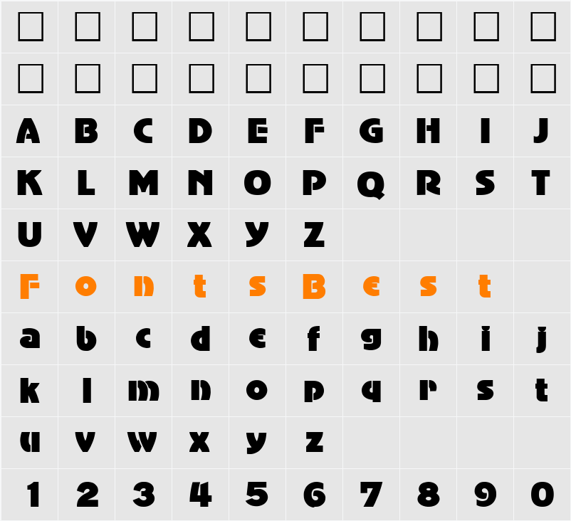 Adventurer Black SF Character Map