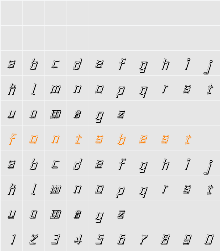 ArchitypoShadow Character Map