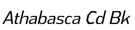 Athabasca Cd Bk Font Image