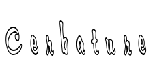 Cerbature Font Image