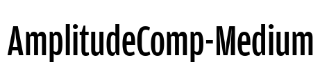 AmplitudeComp-Medium Font Image