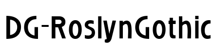 DG_RoslynGothic Font Image