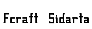 Fcraft Sidarta Font Image