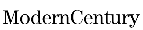 ModernCentury Font Image