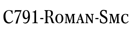 C791-Roman-Smc Font Image