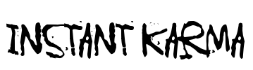 Instant Karma Font Image