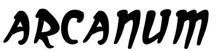 Arcanum Font Image