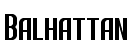 Balhattan Font Image