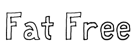 Fat Free Font Image