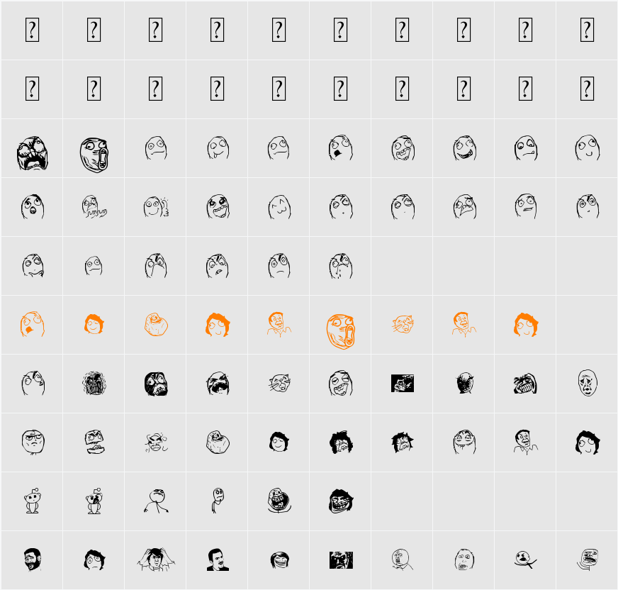 Far.Chehre Character Map