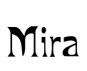 Mira Font Image