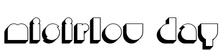 Misirlou Day Font Image