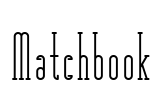 Matchbook Font Image