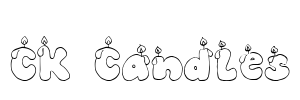 CK Candles Font Image