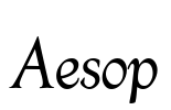 Aesop Font Image