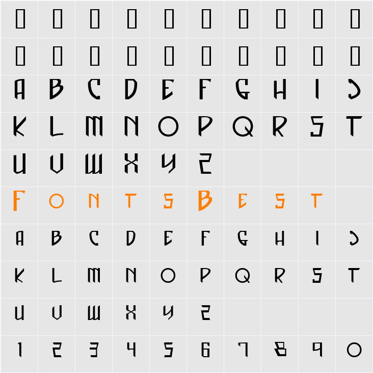 JI-Disbud Character Map