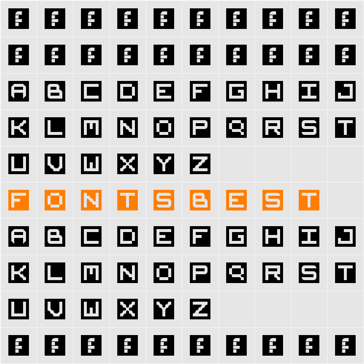 AREO Character Map