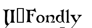 JI-Fondly Font Image